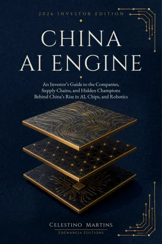 Cover of CHINA AI ENGINE, by Celestino Martins, Edenareia Editions.